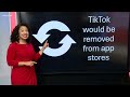 What does the TikTok ban mean for the social-media app in the United States