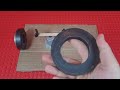 How to make a free energy generator with a magnet (self-rotating DC motor) - Amazing Tips
