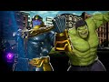 Green Hulk & Thanos vs Nemesis & Red Venom (Very Hard) - Marvel vs Capcom | 4K UHD Gameplay