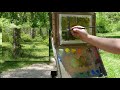 PAINTING NATURAL GREENS WITH OIL PAINT - Plein Air Painting Landscapes