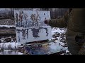 Plein Air Painting: Quick Sketch, Full Demonstration in the Snow
