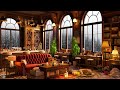 Warm Jazz Music to Studying, Unwind ☕ Cozy Coffee Shop Ambience ~ Relaxing Jazz Instrumental Music