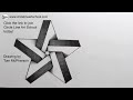 How to Draw An Impossible 3D Star Narrated Step By Step
