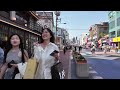 Hongdae Street Walking tour. Seoul City Korea 4k City Tour