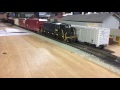 Eastport Terminal GP9 7140 Struggles to shove the last 3 cars of her train up the Calais hump track!
