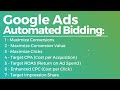 7 Google Ads Automated Bidding Strategies Explained
