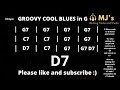 Groovy Cool Blues in G | 100 bpm | Guitar Backing Track