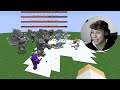 Hice TRAMPAS en una Batalla de Mobs en Minecraft
