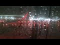 Easyjet A320neo: Rainy Night Landing in London/Gatwick