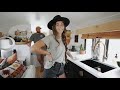 Short Bus Tiny Home Tour with Full Bathroom