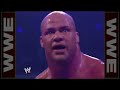 The Undertaker uses his powers to destroy the ring while Kurt Angle is in it: Royal Rumble 2006