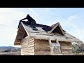 Building a Wooden House Alone | Roofing, Windows, Veranda | #03