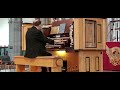 John Hosking plays 'Fantasia on the National Anthem' by Charles W. Pearce, in Blackburn Cathedral.