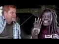 norman reedus being jealous over andrew lincoln and danai gurira for 3 minutes straight