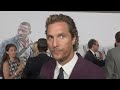 Matthew McConaughey learns about death of Sam Shepard