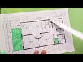 🏡📐 Cómo dibujar el plano de una casa 6m x 12m 📏🏡