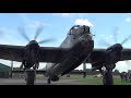 NX611 Just Jane Lancaster Bomber - Engine Start and Taxi Run 5th October 2019 at East Kirkby