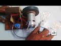 l Make 220V 1000W free generator with two 36V motor and magnet Rotar electricity 9V bat simple tips