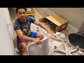 MOVING VLOG EP. 2 | CLOSET ORGANIZATION, OFFICE SET UP, GUEST BATHROOM, APARTMENT UPDATES & MORE