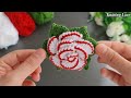 Wow Amazing💯👌 Very easy crochet rose flower making for beginners. #crochet #flowers