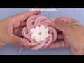 Very easy idea to make Spring flowers Incredible CROCHET PATTERN with a knitting design Beautiful