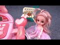 7 Minutes Satisfying with Unboxing Cute Doll Store Register, Makeup Playset ASMR | Review Toys