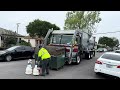 NASA Autocar WX Amrep Hardox Front Loader Garbage Truck on Bulky Waste