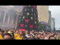 Live reaction to Australia goal vs Argentina from King George Square, Brisbane.