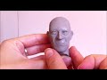 Vincent Cassel inspired face sculpture -