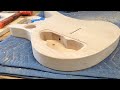 Building A Guitar Body || Woodworking Projects