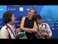 Quan Hongchan & Chen Yuxi surprised by Gu Ailing's press conference visit｜Paris 2024｜Olympics｜Diving