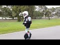 Riding Our EUCs  (Electric Unicycles - Inmotion V10F & KingSongS22)