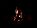 Cozy Evening Fireplace at Night Fire Sounds 🔥12 hours Crackling Fireplace Noises Black Screen
