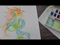 It's the Year of the Dragon so let's paint a Chinese Dragon with Watercolor