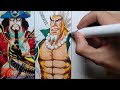 Drawing MARINES as PIRATES & YONKO (Role Swap PART 1)| ONEPIECE