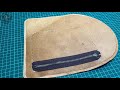 Making a women's backpack from vegetable tanned leather by #wildleathercraft. Free pattern PDF.
