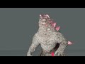 Godzilla's daily exercise routine (Blender 3d animation)