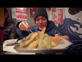 Japanese Street Food - ORIGINAL FRIED RAMEN + 5 Must Eat Foods in Fukuoka, Japan!!
