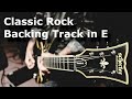 Classic Rock Backing Track in E