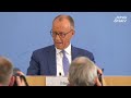 Friedrich Merz (CDU) zu seinen Forderungen nach Solingen | BPK 27. August 2024