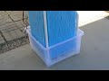 DIY Evap Air Cooler!  w/high speed Fan!! - Cools up to 1000 Sq.Ft.!!  (can be Solar Powered!) - DIY