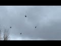 This Apache Helicopter flypast came right over me!