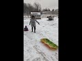 Winter Fun! #winter #snow #sledding #sleds #farmlife