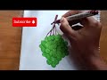 How to Draw Grapes 🍇🍇 Step by Step ll Grapes Drawing #easydrawing #grapesdrawing #satisfying