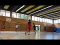 Badminton trick shot