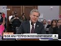 LIVE: FBI Dir. Wray testifies on 2025 fiscal year budget request
