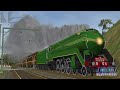 ORTS : Streamlined C38 Class locomotives - The Newcastle Flyer 60FPS