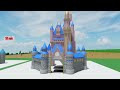 DISNEY CASTLE  Build Challenge! 10 MIN vs 1 HOUR | Theme Park Tycoon 2