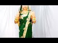 HEAVY BORDER SAREE|STONE WORK SAREE DRAPING TUTORIAL FOR BEGINNERS|भारी पल्लू को ऐसे लें घूंघट|HINDI