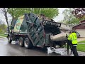 Groot Rear Loader Garbage Truck Eating Wet Bulk